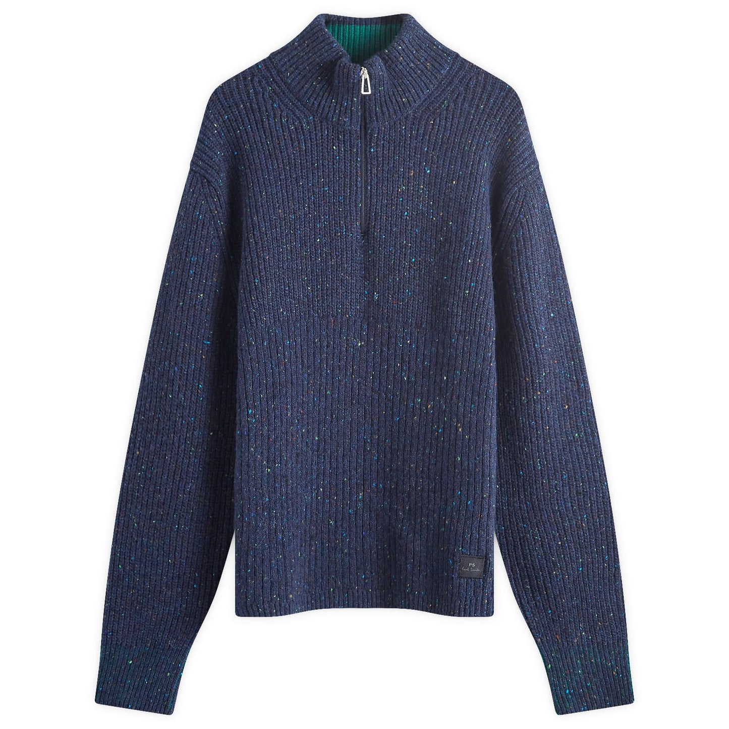 Ribbed Quarter Zip Sweater