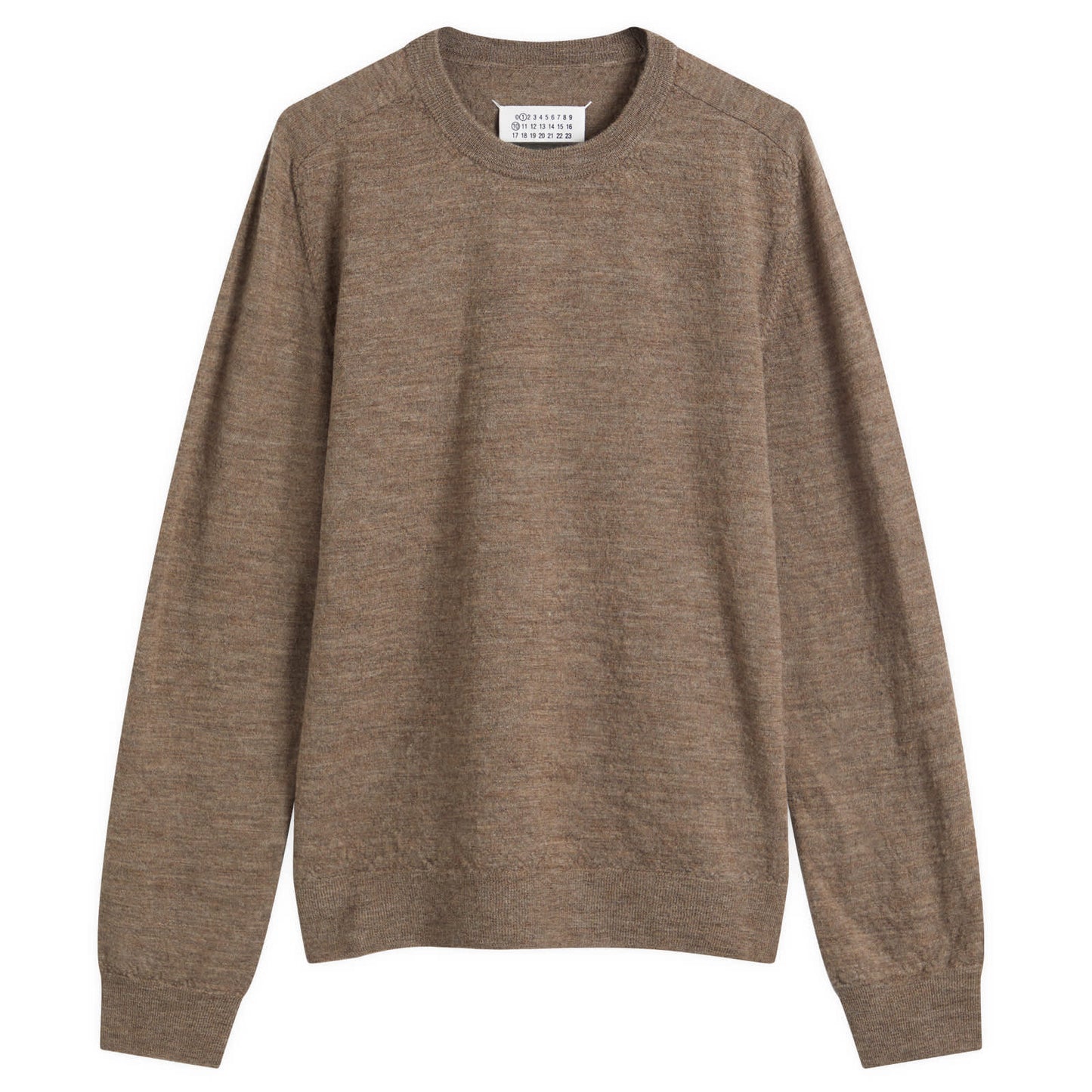 Elbow Patch Crew Neck Jumper
