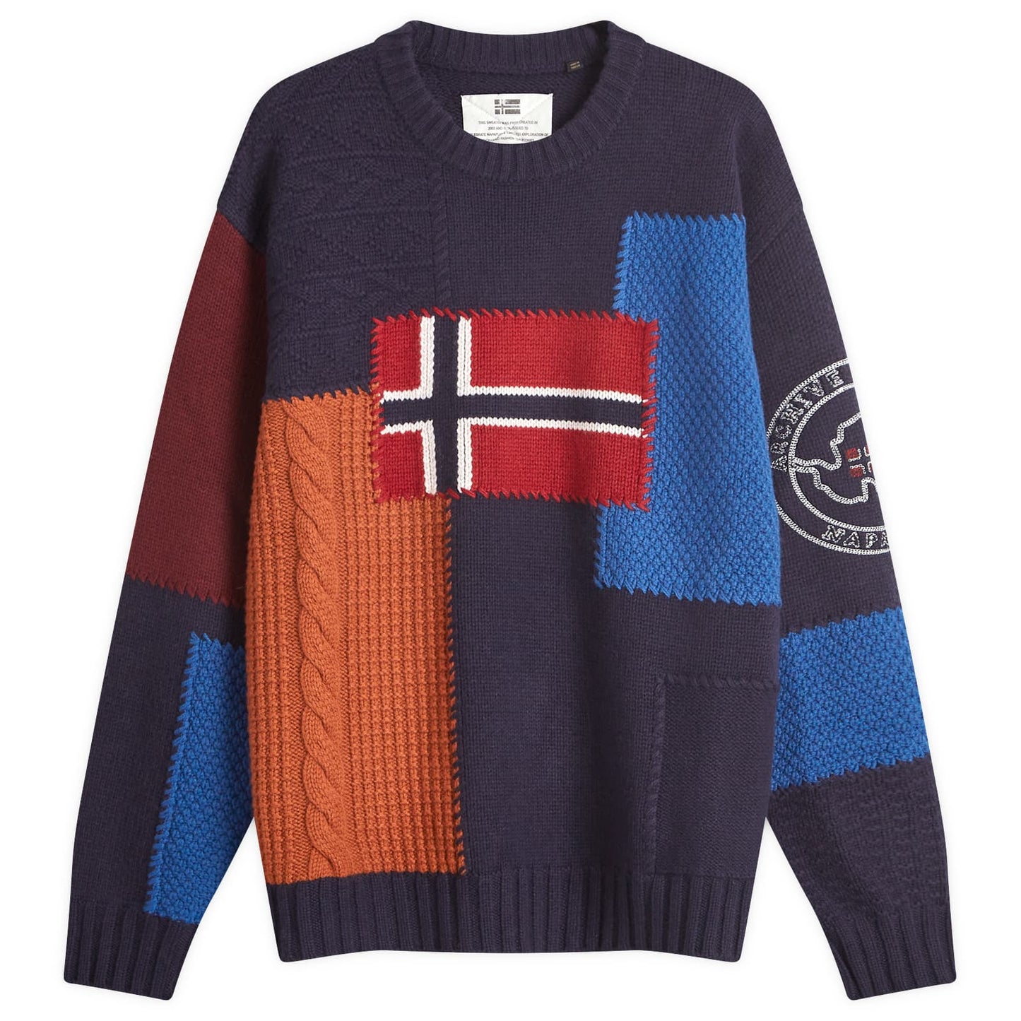 Archive Patchwork Knit Sweatshirt