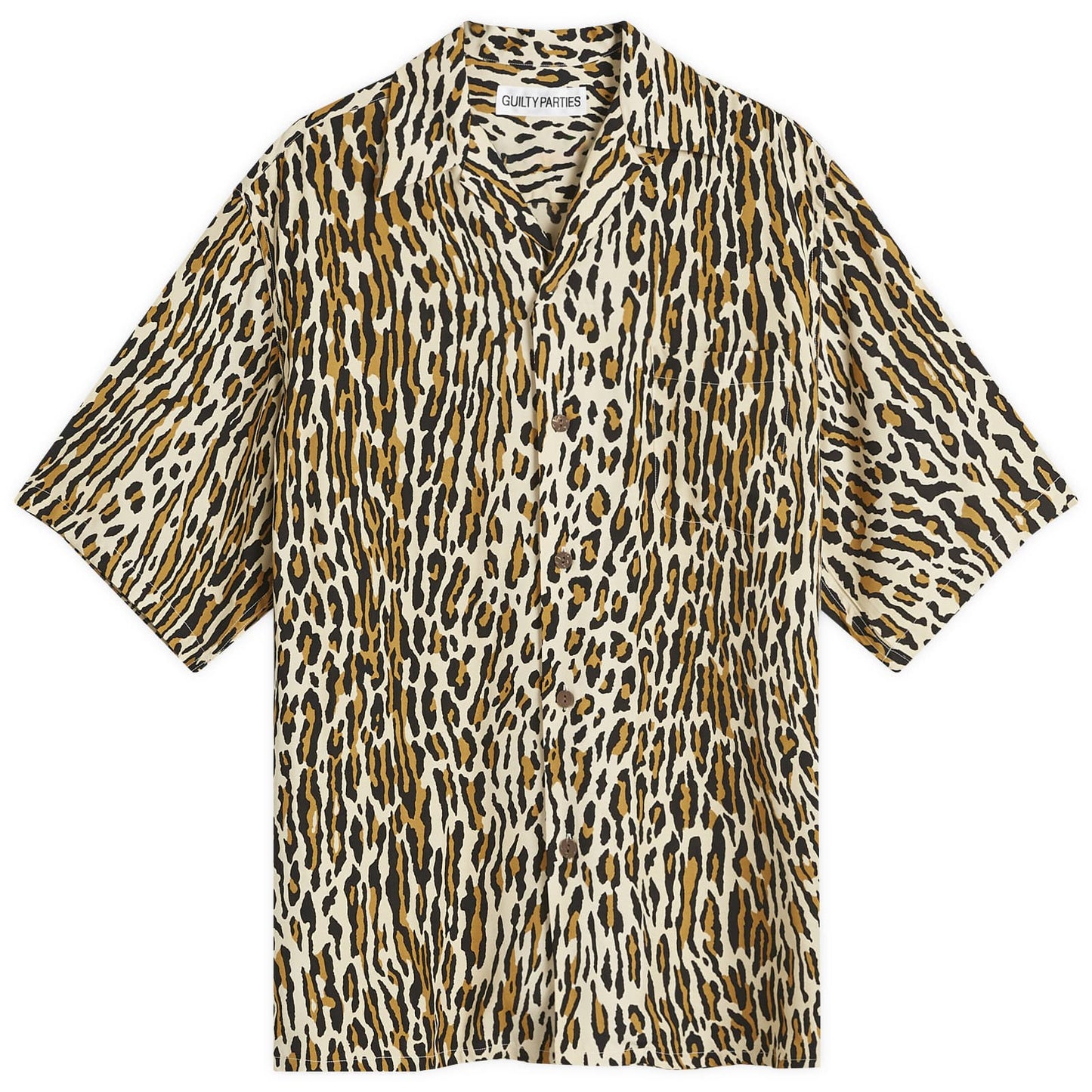 Leopard Hawaiian Short Sleeve Shirt