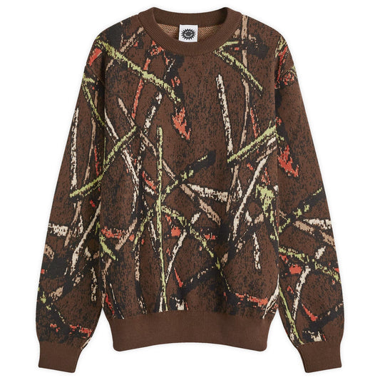 Stick Camo Knit Sweater