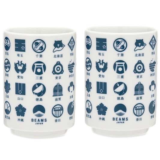 Todofuken Ceramic Cup - Set of 2