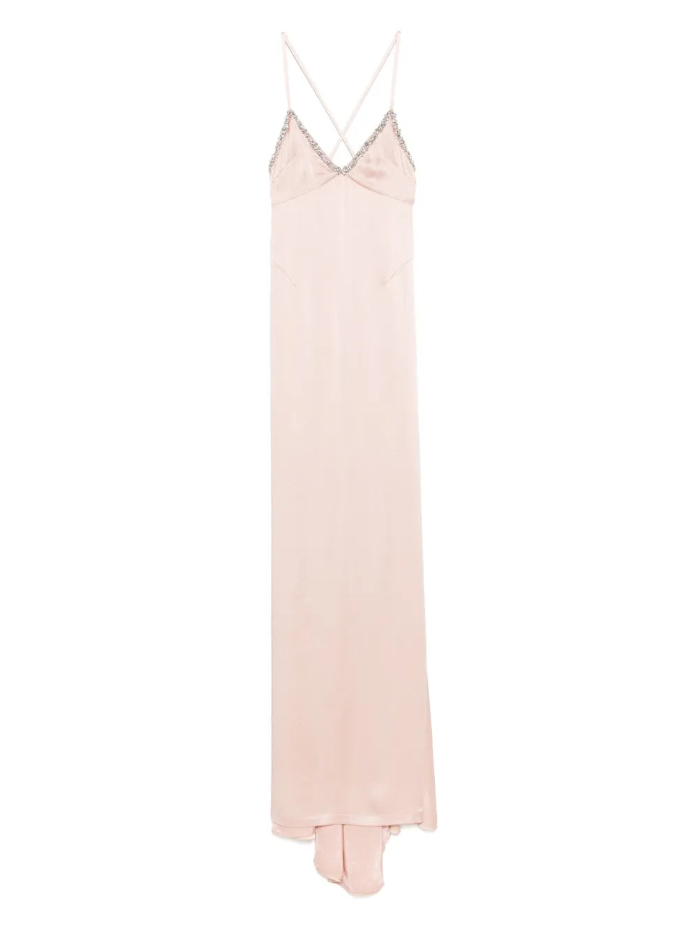 Satin-Finish Dress