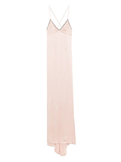 Satin-Finish Dress