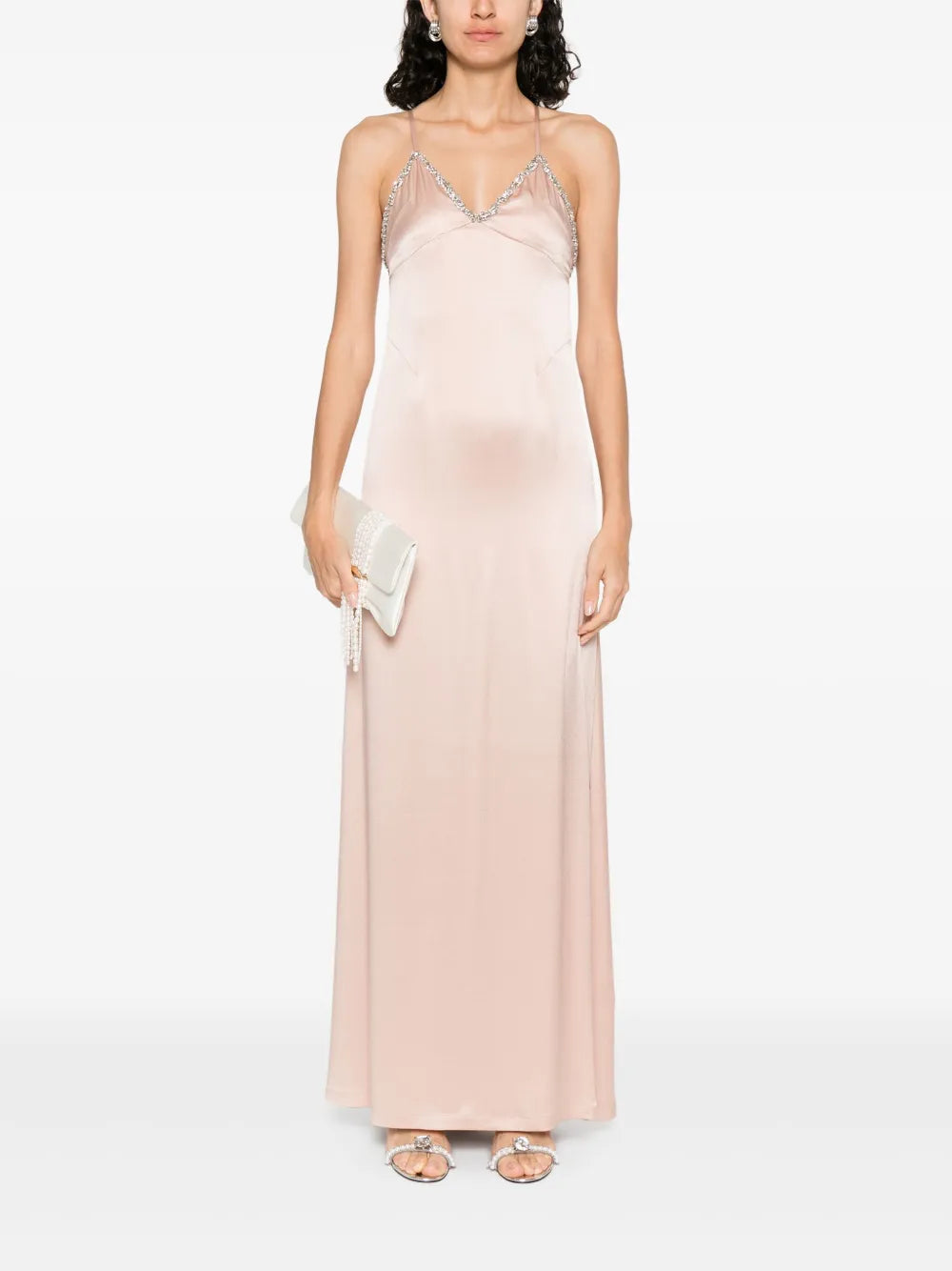 Satin-Finish Dress