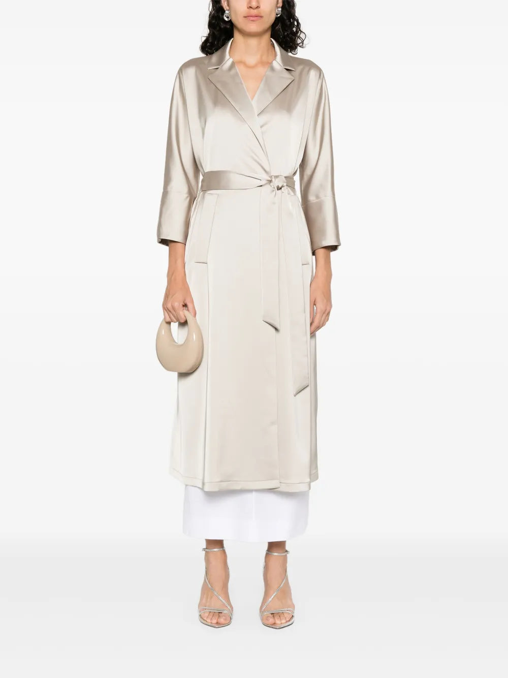 Satin Trench Coat