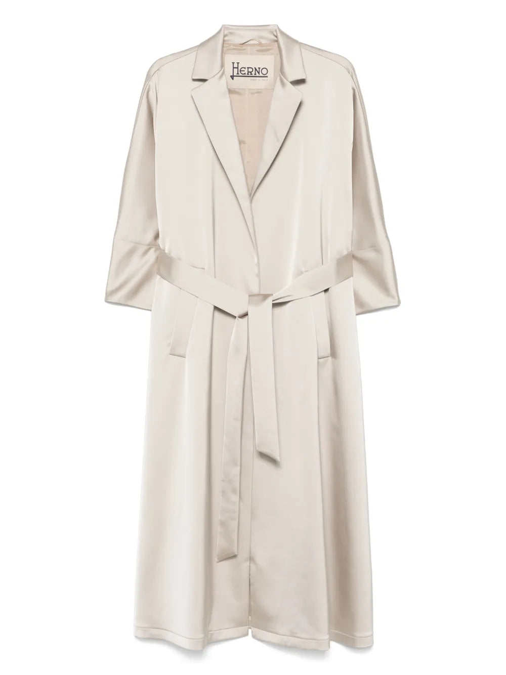 Satin Trench Coat