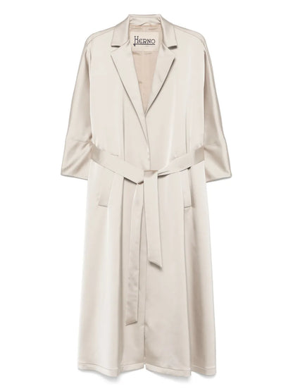 Satin Trench Coat