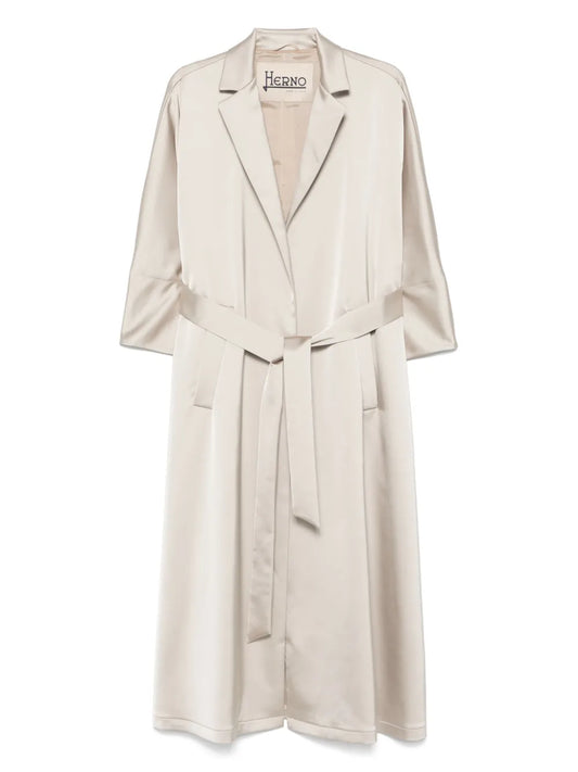 Satin Trench Coat