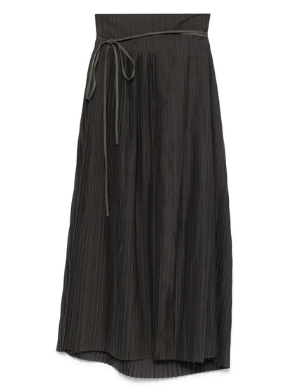 Pleated Midi Skirt