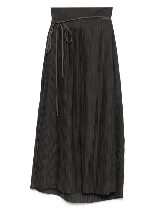 Pleated Midi Skirt