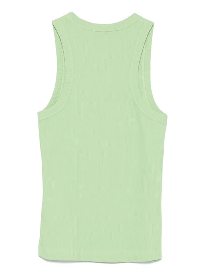 Fine-Ribbed Tank Top