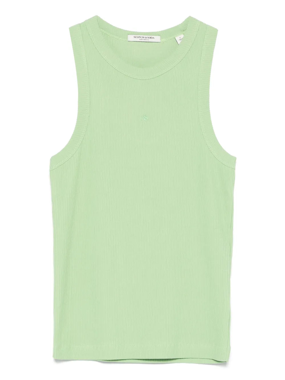 Fine-Ribbed Tank Top