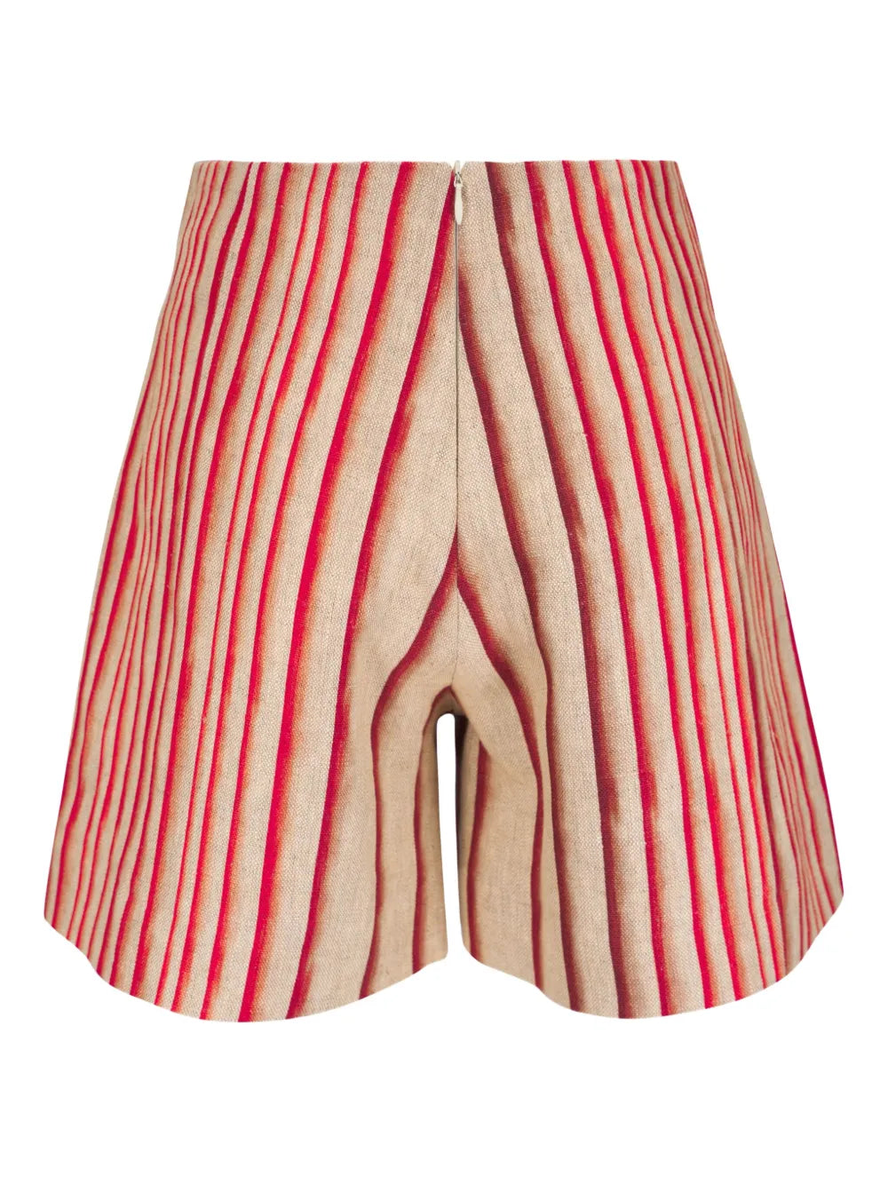 Striped High-Waisted Shorts