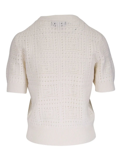 Crochet-Knit Top