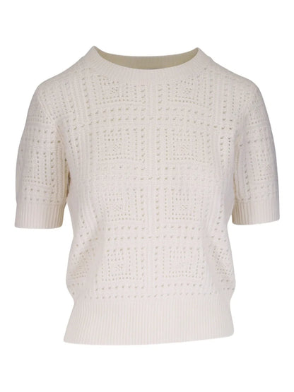 Crochet-Knit Top