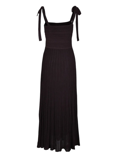 Plissé Maxi Dress