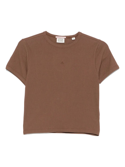 Fine-Ribbed T-Shirt