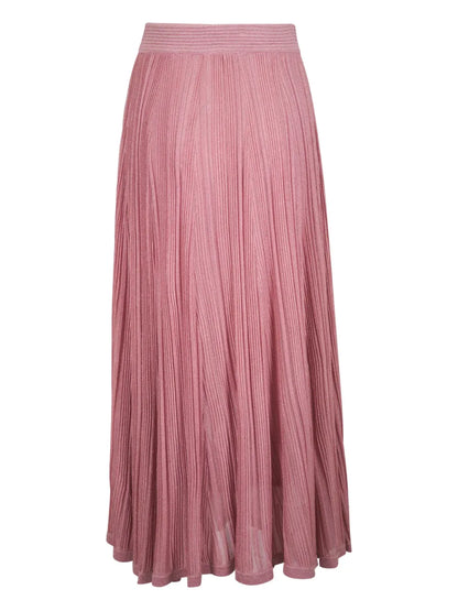 Pleated Maxi Skirt