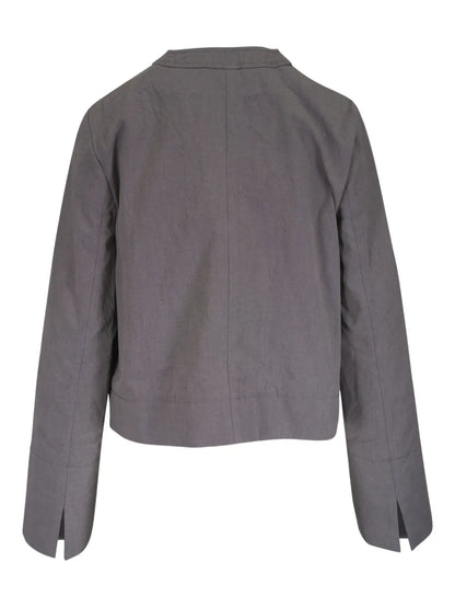 Collarless Jacket
