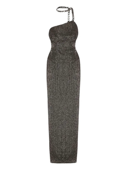Crystal-Embellished Maxi Dress