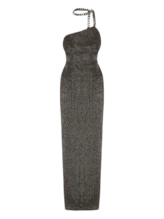 Crystal-Embellished Maxi Dress