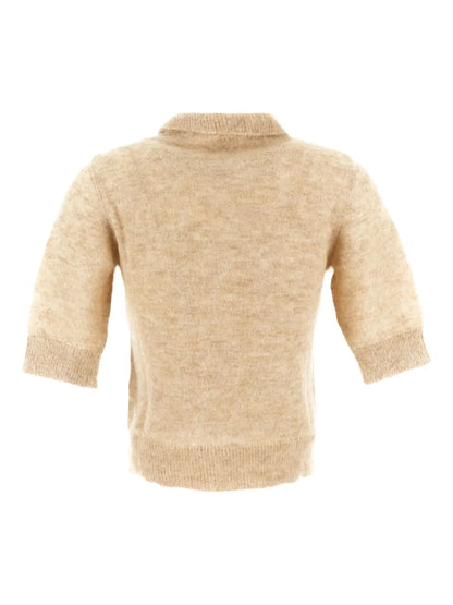 Brushed-Finish Knitted Top