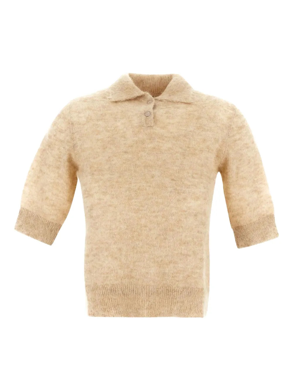 Brushed-Finish Knitted Top