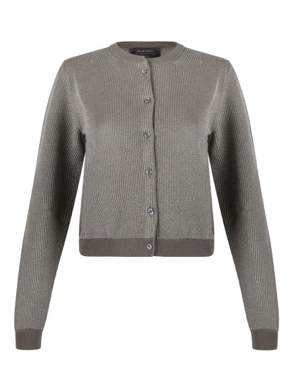 Fine-Knit Cardigan