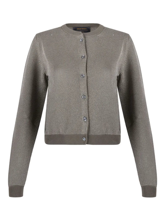 Fine-Knit Cardigan