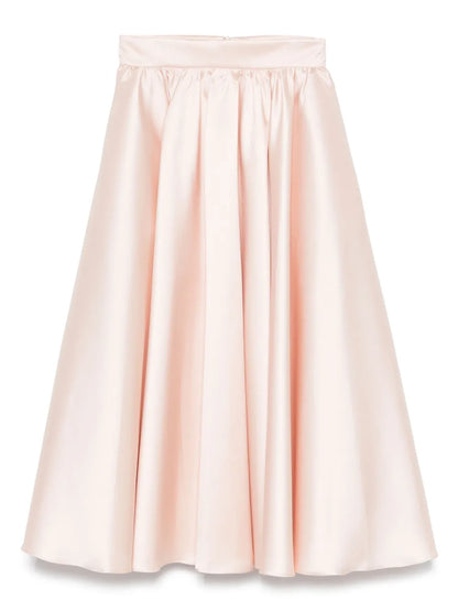 Satin Midi Skirt