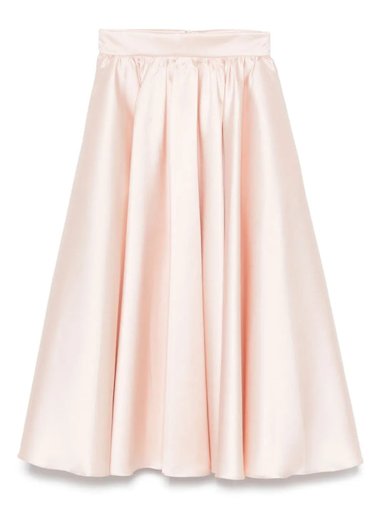 Satin Midi Skirt