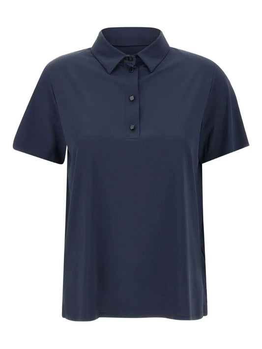 Jersey Polo Top