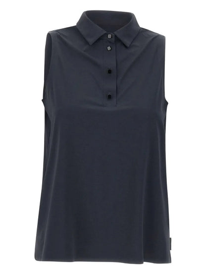 Jersey Polo Top