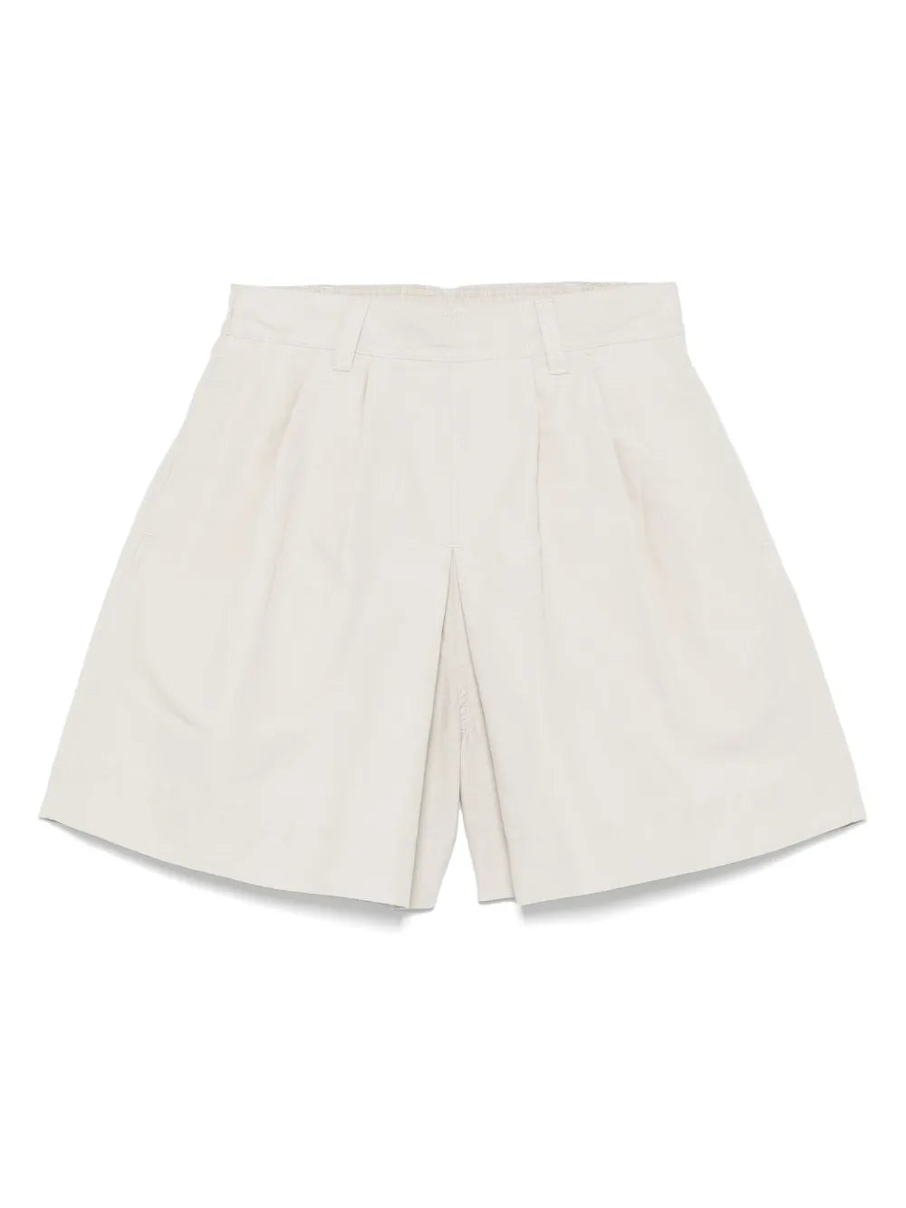 High-Waisted Knee-Length Shorts