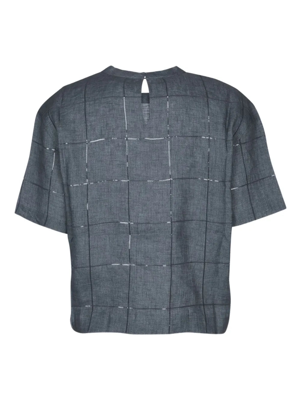 Crew-Neck Blouse