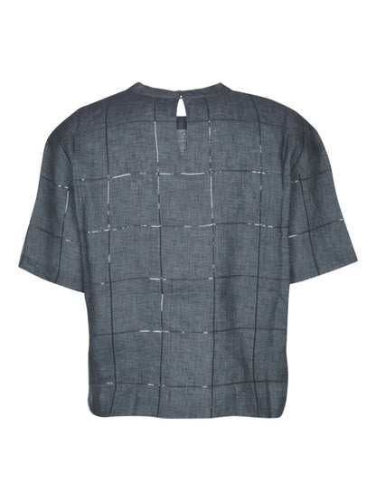 Crew-Neck Blouse