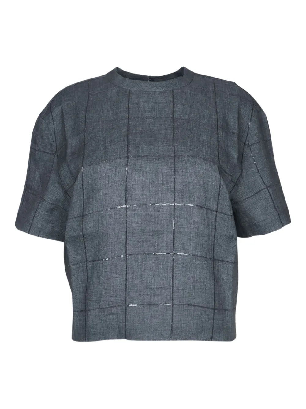 Crew-Neck Blouse