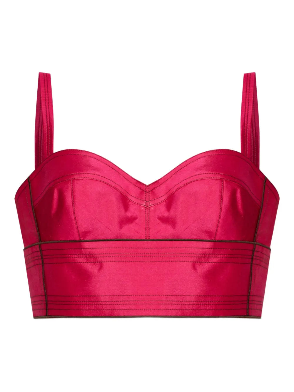 Silk Cropped Top