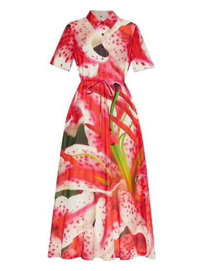 Floral-Print Mini Dress