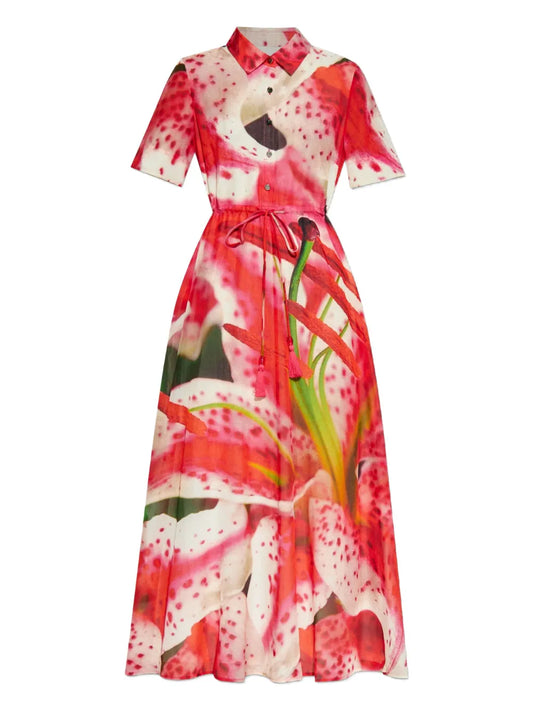 Floral-Print Mini Dress