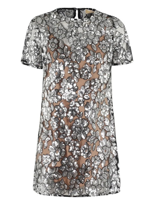 Paillettes-Embellished Dress