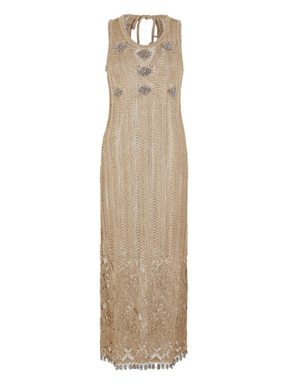 Crochet Midi Dress