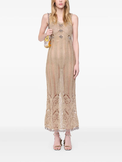 Crochet Midi Dress