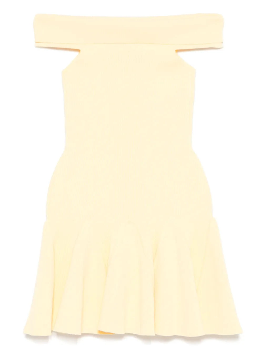 Ribbed Knit Mini Dress