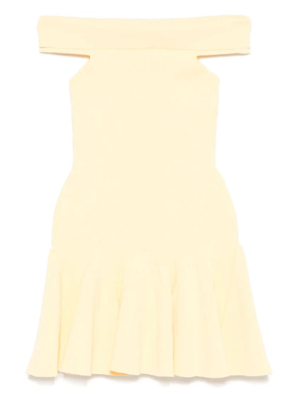 Ribbed Knit Mini Dress
