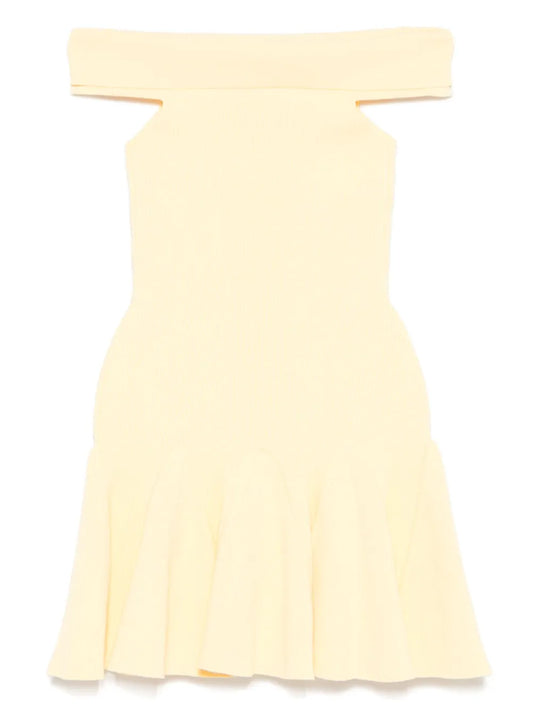 Ribbed Knit Mini Dress