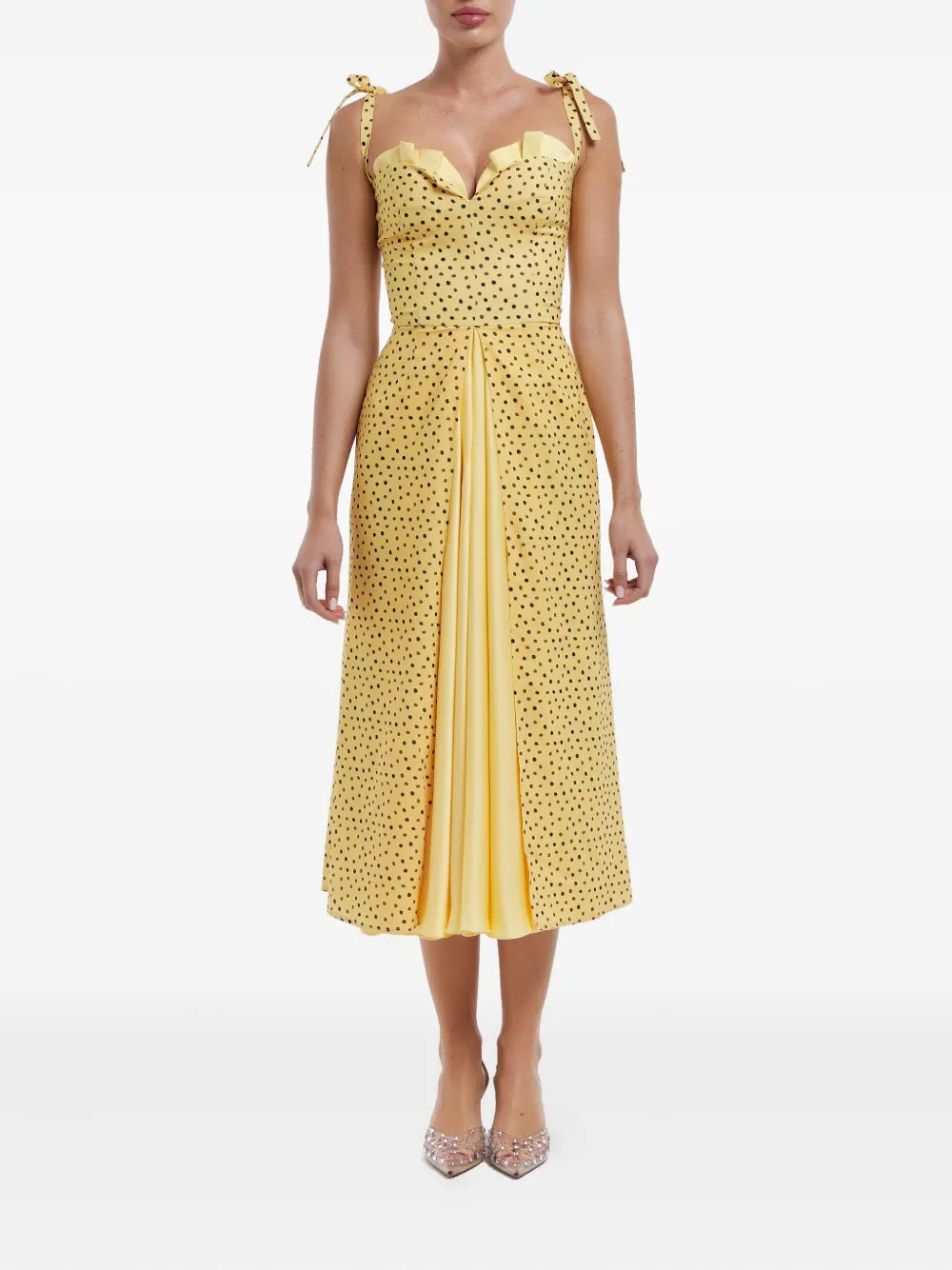 Flowy Slit Midi Dress