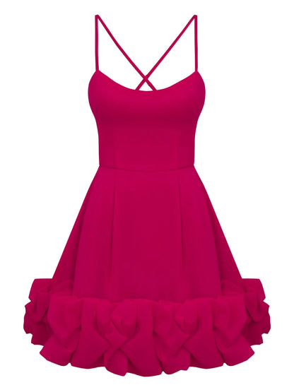 Backless Bustier Mini Dress