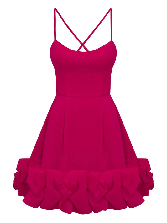 Backless Bustier Mini Dress